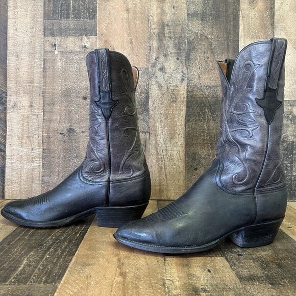 Lucchese Classics L692524 Soft Leather Cowboy Boots Mens 10 D - Picture 1 of 12